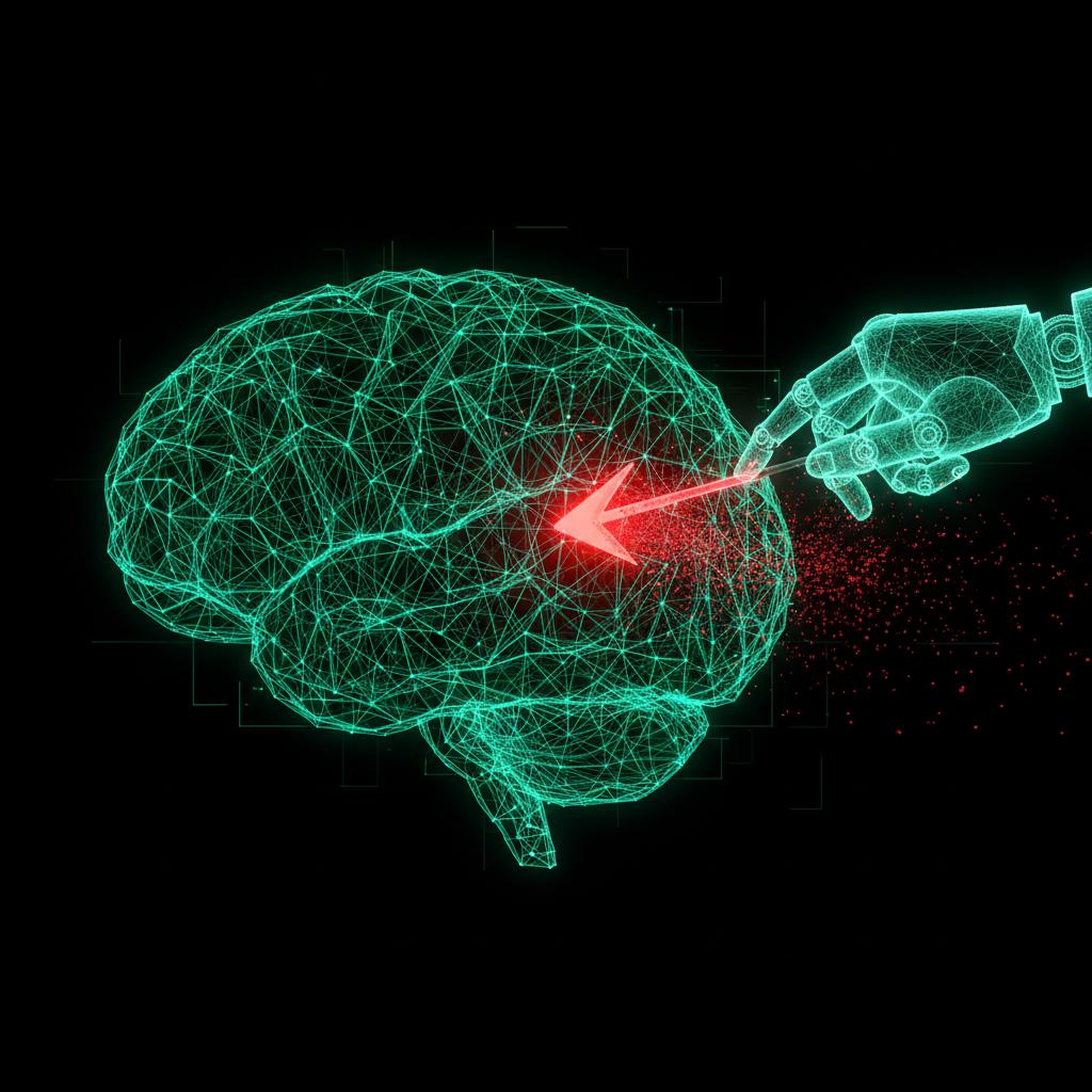 Neural network with a refusal direction being removed