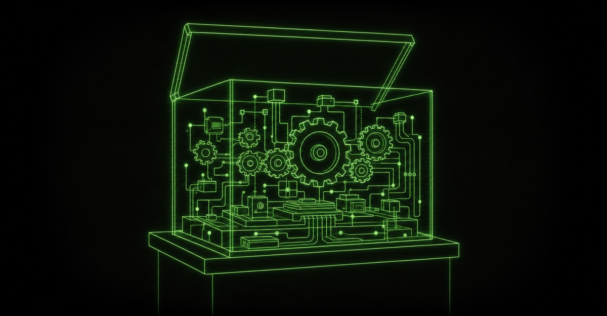 Open laptop showing code committed publicly to a repository