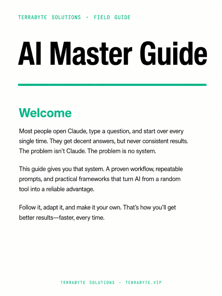 AI Master Guide